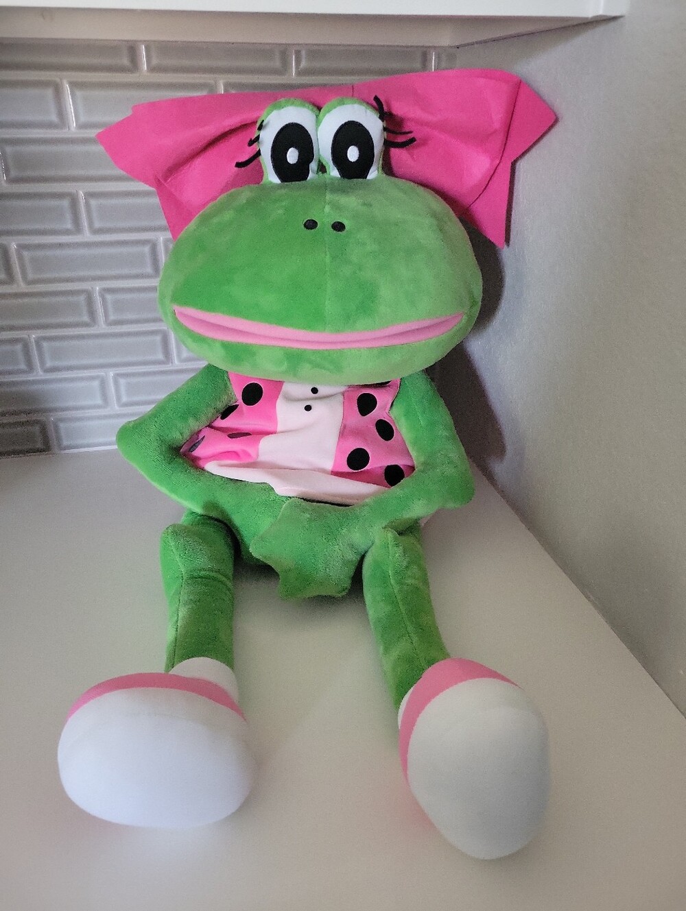 FANNY FROG PUPPET Frog Street Press Teacher Classroom Library resources 27”